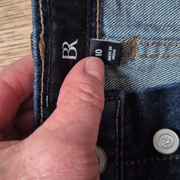 Banana Republic Dark Denim Midi Skirt - Picture 2 of 4